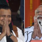 mithun in bengal with modi sixteen nine