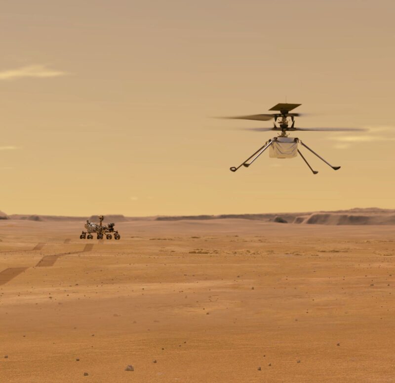 नासा ने मंगल ग्रह पर स्थित अपने हेलीकॉप्टर की आवाज की जारी-