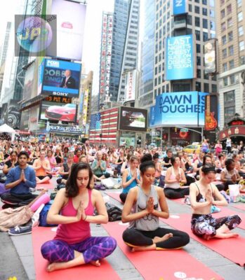 Times Square Yoga Day