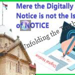 digital notice
